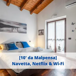 10' From Malpensa Shuttle, Netflix & Wi-fi Apartment